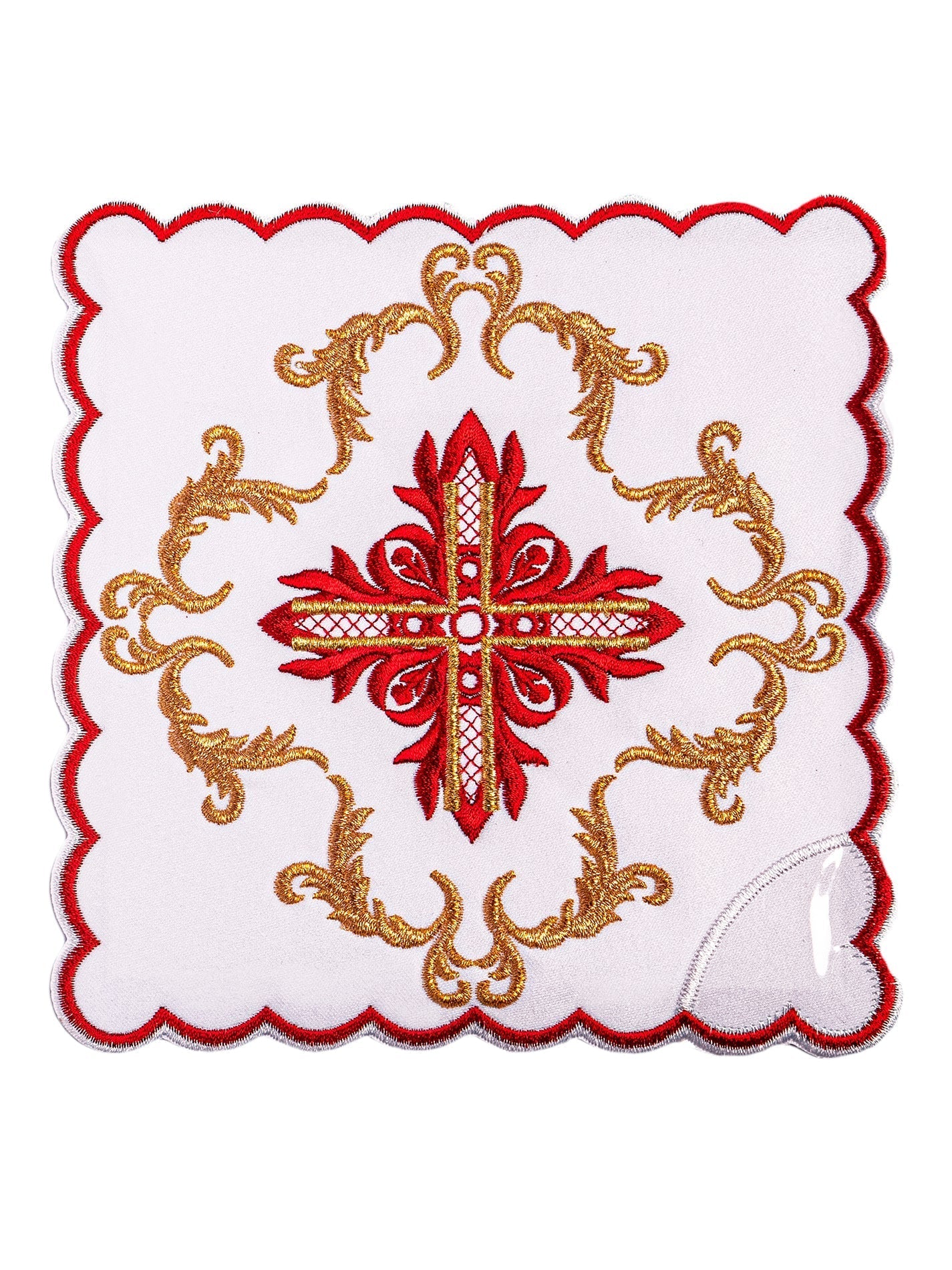 Chalice Linens with red embroidery - Image 3