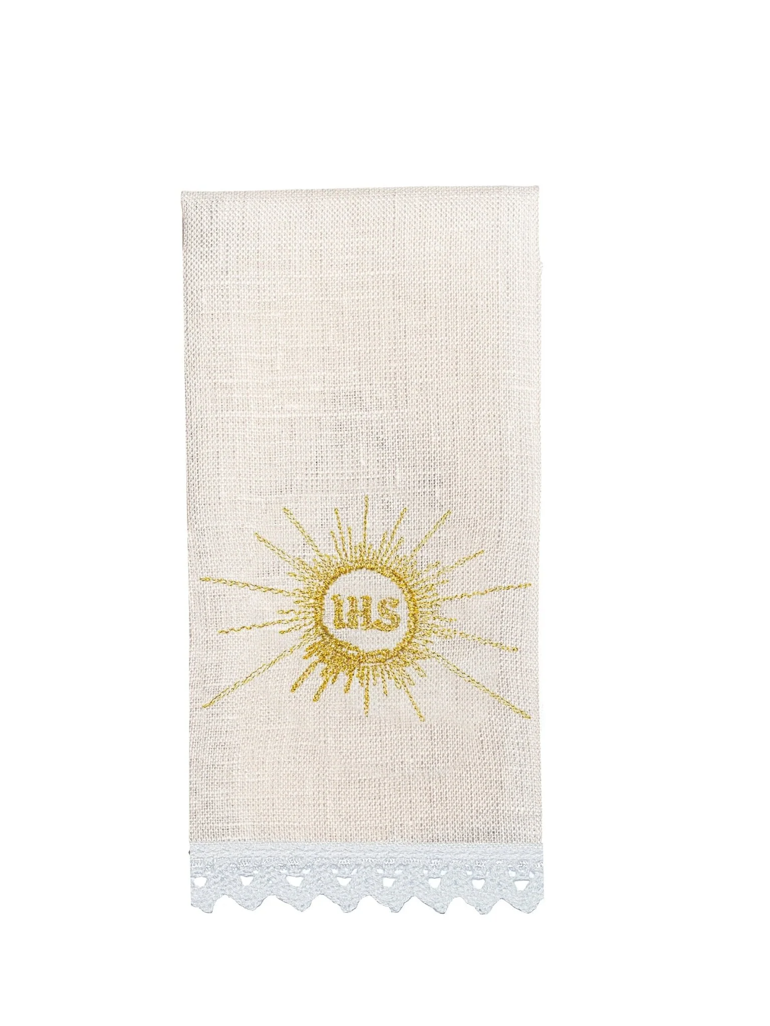 Chalice Set with Golden Chalice Motif and IHS - Image 4