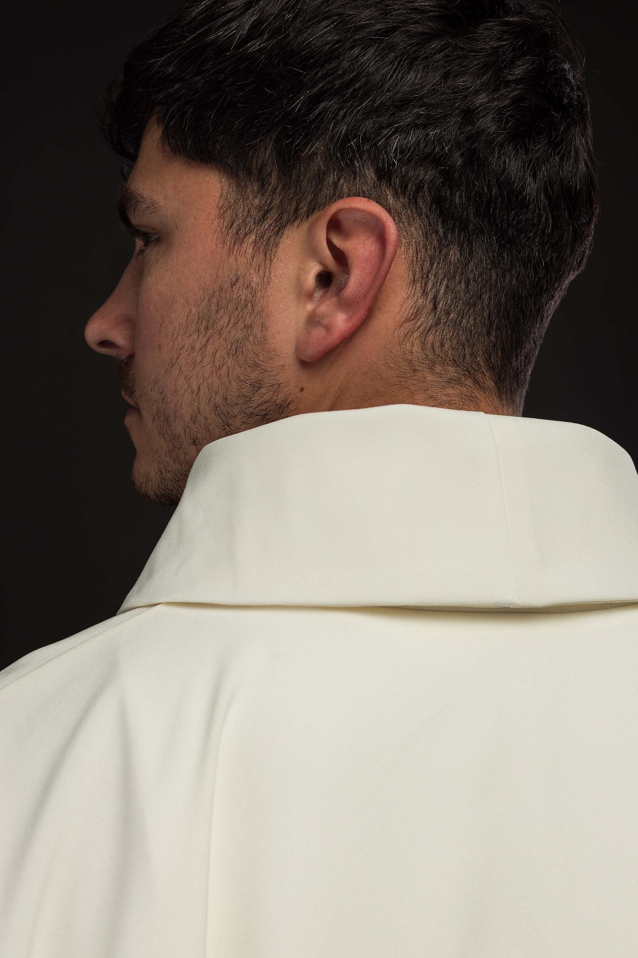 Chasuble embroidered in ecru - Image 4