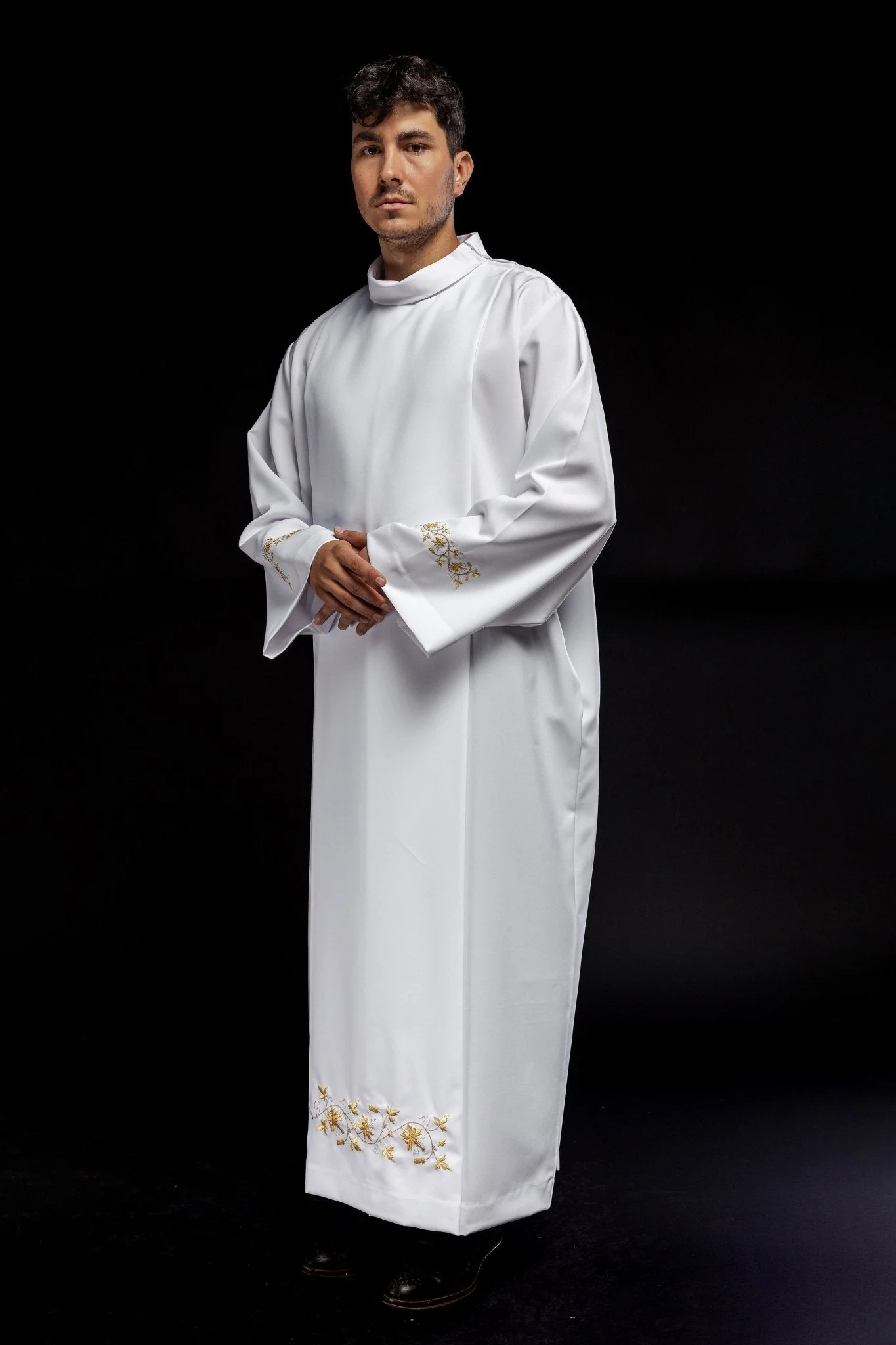 Clergy Alb with neck collar - Image 6