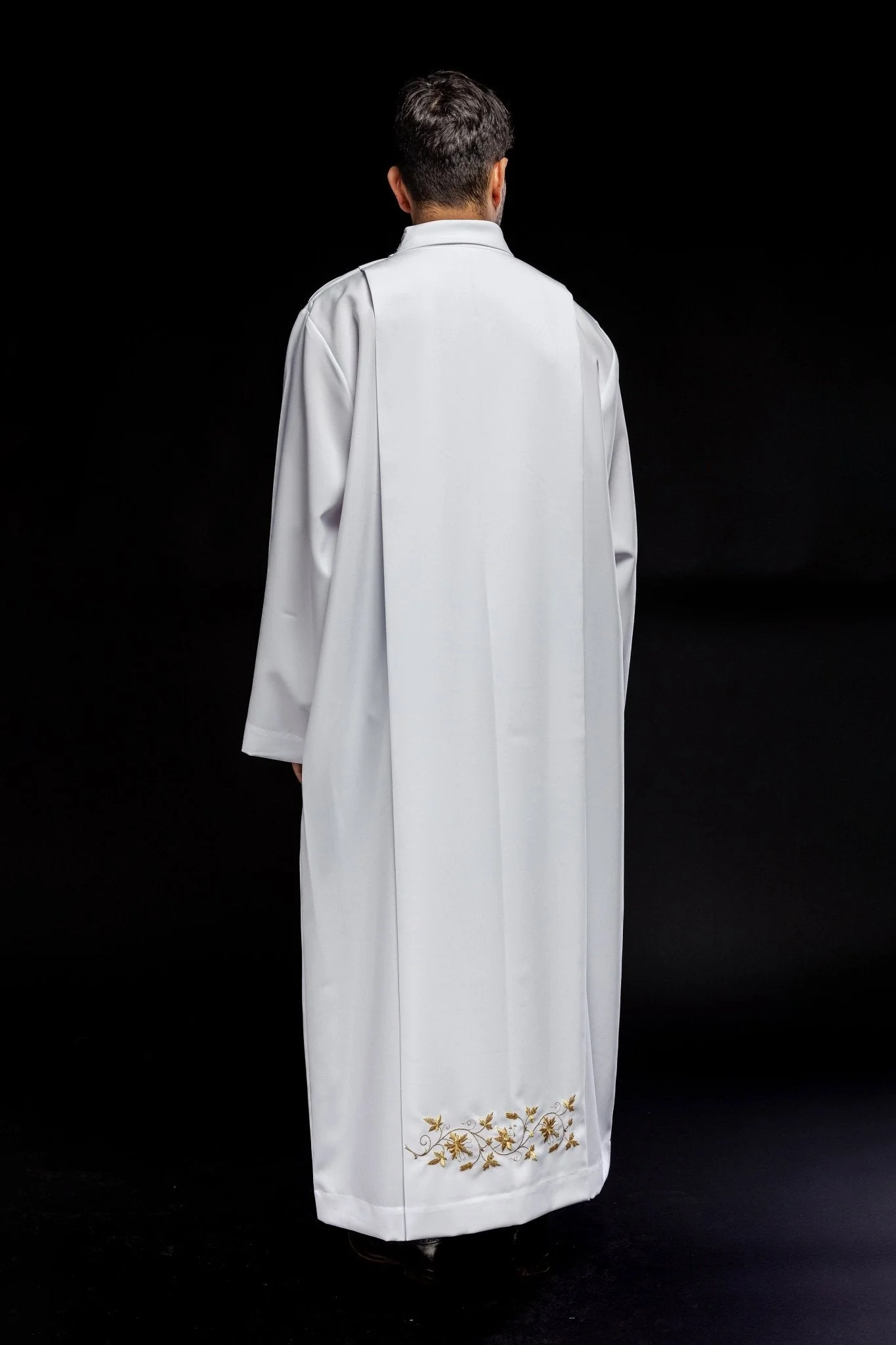 Clergy Alb with neck collar - Image 7