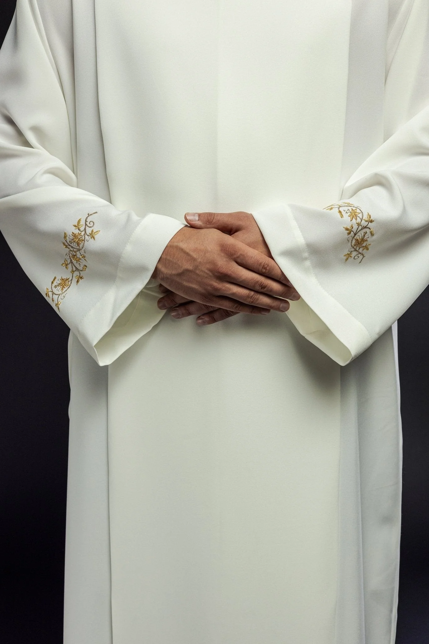 Clergy Alb with neck collar - Image 3