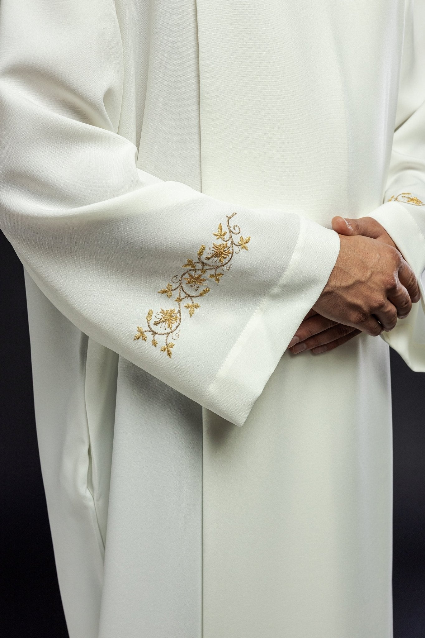 Clergy Alb with neck collar - Image 4