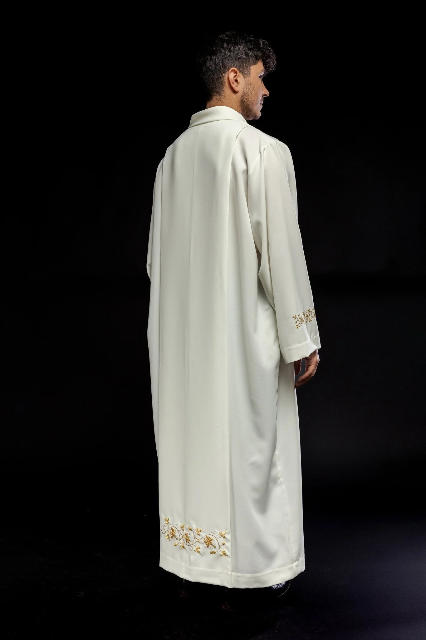 Clergy Alb with neck collar - Image 7