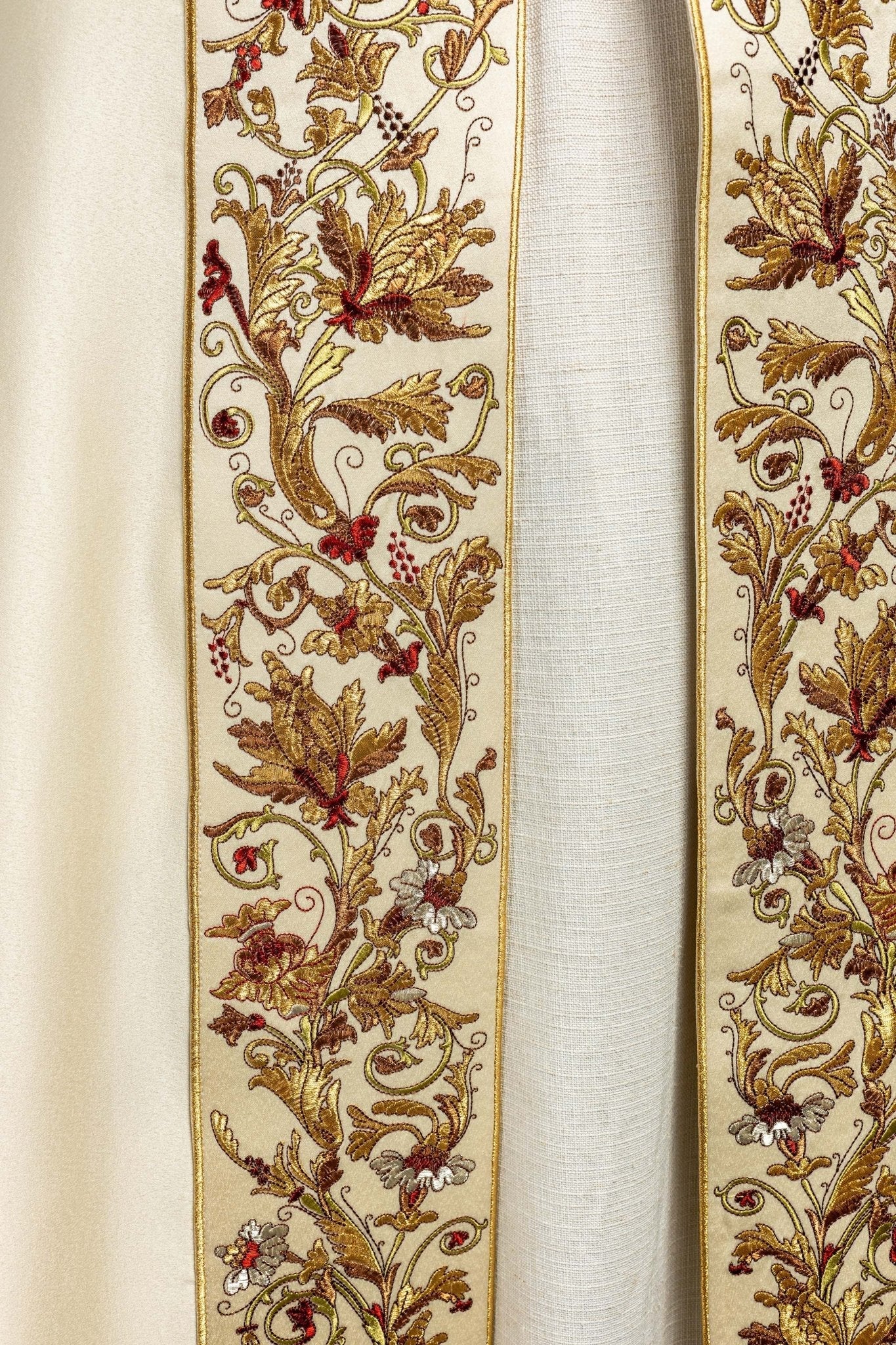 Liturgical cope with gold IHS motif - Image 5