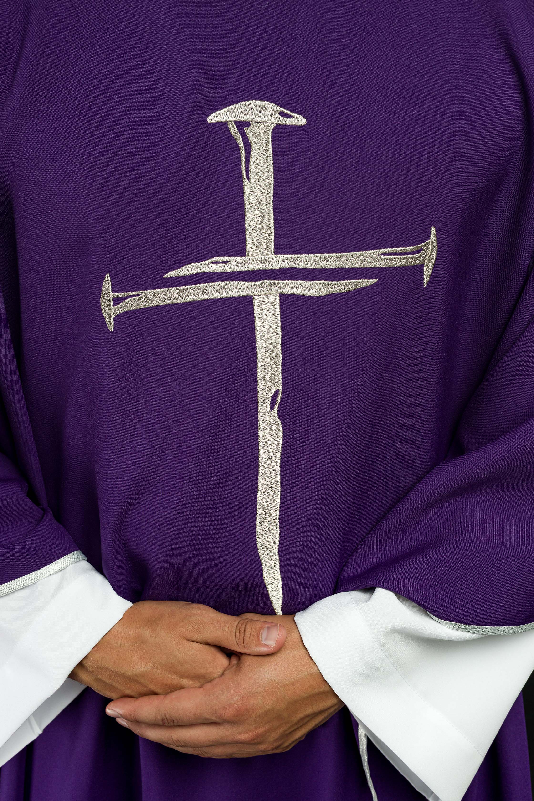 Purple Chasuble with a Cross - Image 3