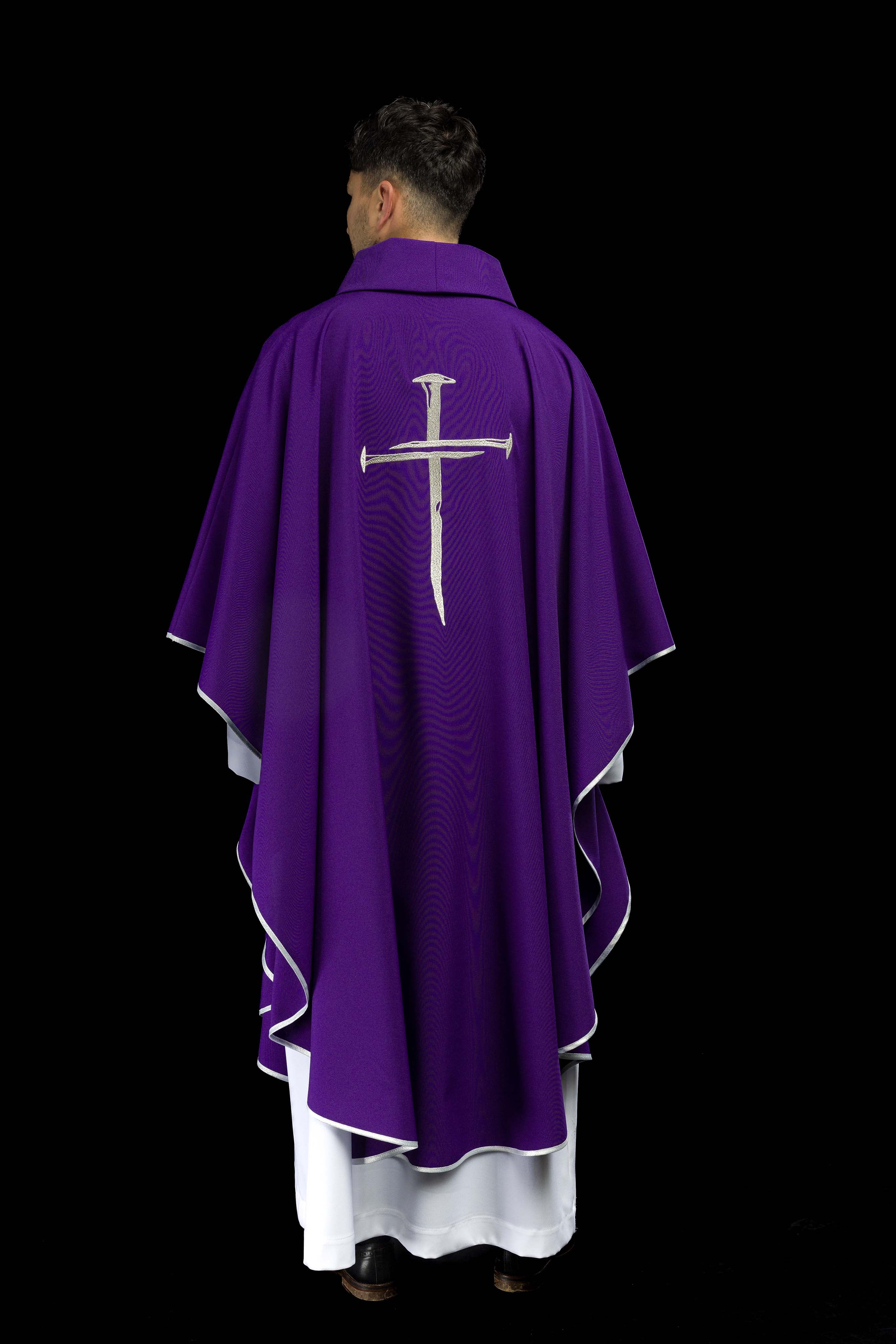 Purple Chasuble with a Cross - Image 8