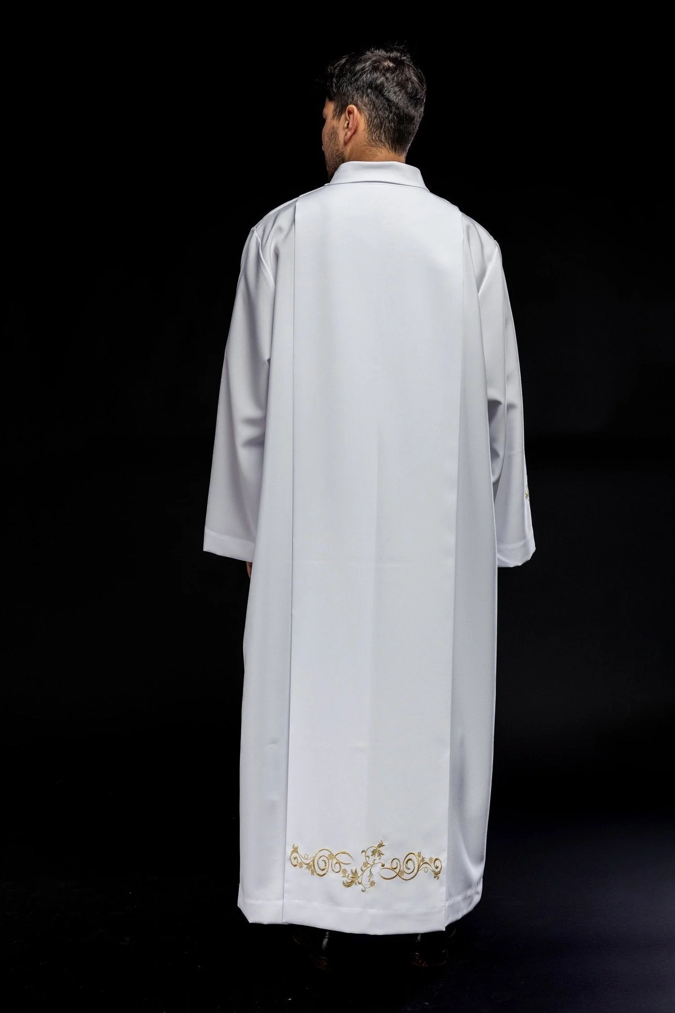 Smooth Priestly Alba with Collar - Image 7